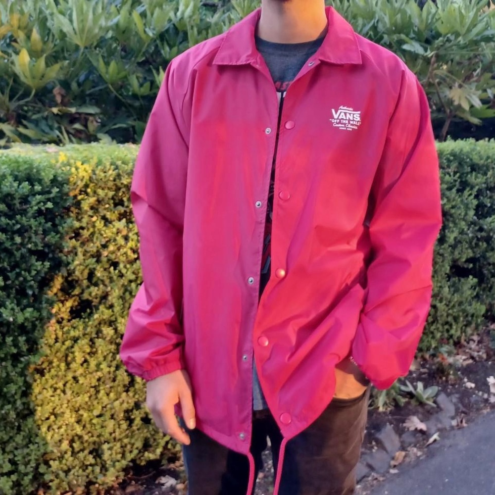 VANS OFF THE WALL Candy Pink Jacket /with a free mystery gift - Picture 1 of 11